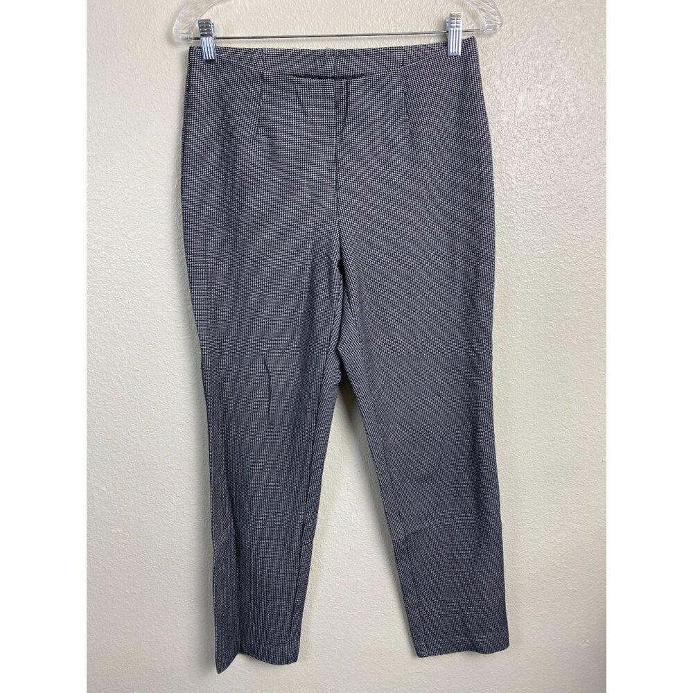 J. Jill Pointe Knit Slim Leg Gray pants Size Small Office career Stretch Pull on